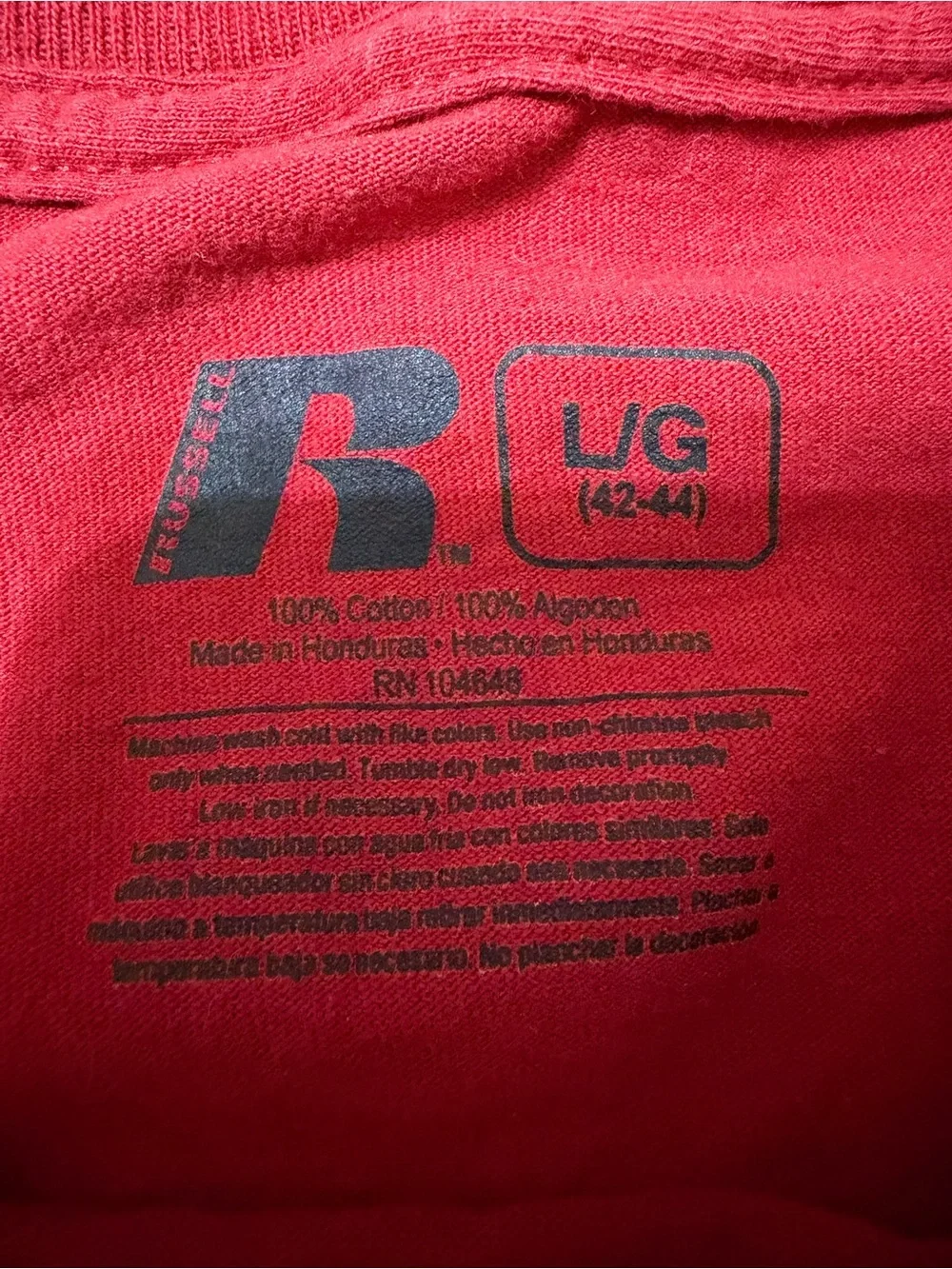 Russell Athletic classic red